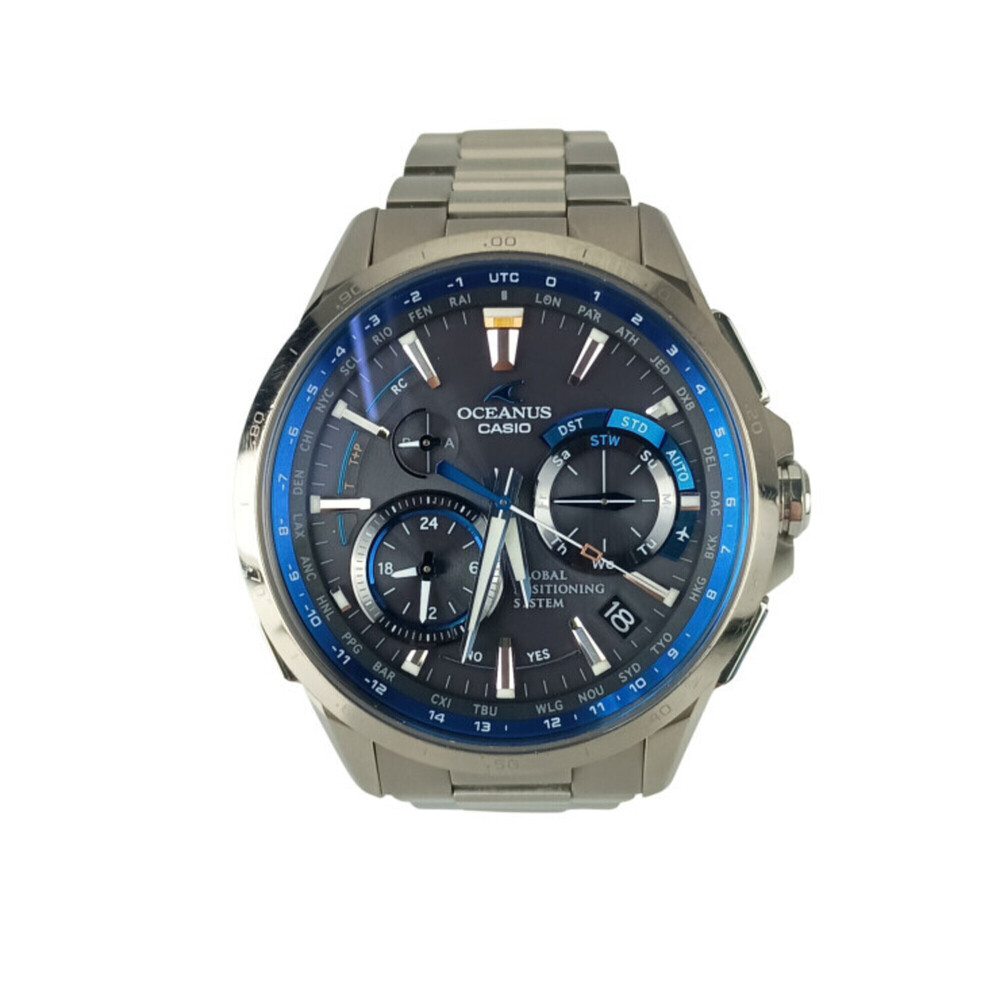 CASIO OCEANUS OCW-G1000-1AJF Men's Watch, Black Dial, Titanium